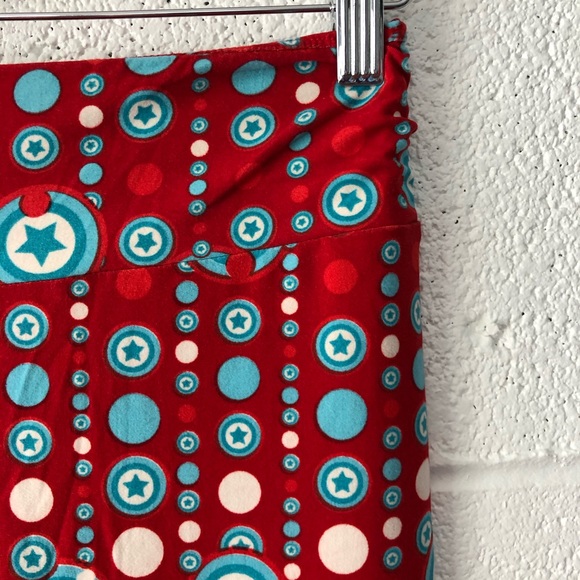 LuLaRoe Captain America Women’s leggings OS - Picture 2 of 5